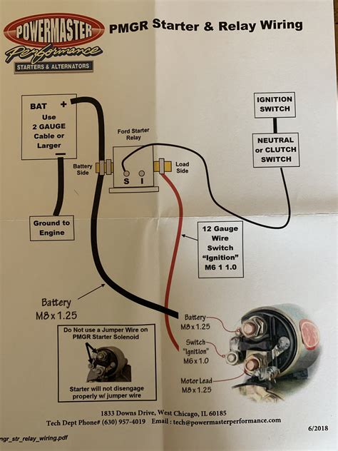 foxbody starter solenoid wiring diagram